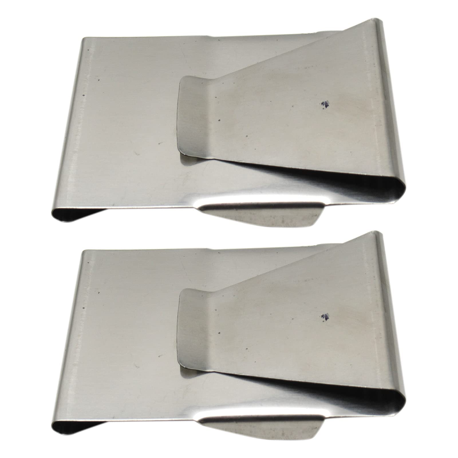 Premium Stainless Steel Double Sided Money Clip - Slim Wallet & Credit Card Holder for Men | Perfect for Cash, Cards, ID & Business Cards | Ideal for Travel, Office & Everyday Carry