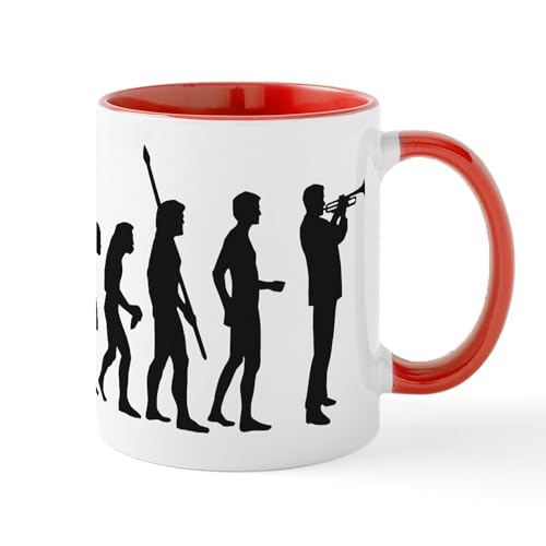 White/Red Inside - Evolution Trumpet Player Mug