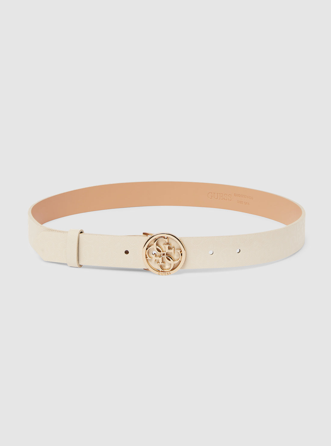 Beige Adelard Adjustable Belt for Men & Women | Premium Leather Strap with Buckle | Perfect for Casual, Office & Formal Wear