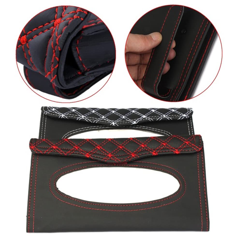 Universal Car Sun Visor Tissue Box Holder - Paper Towel & Napkin Organizer for Vehicle (Perfect for Road Trips, Commuting & Travel Accessories)