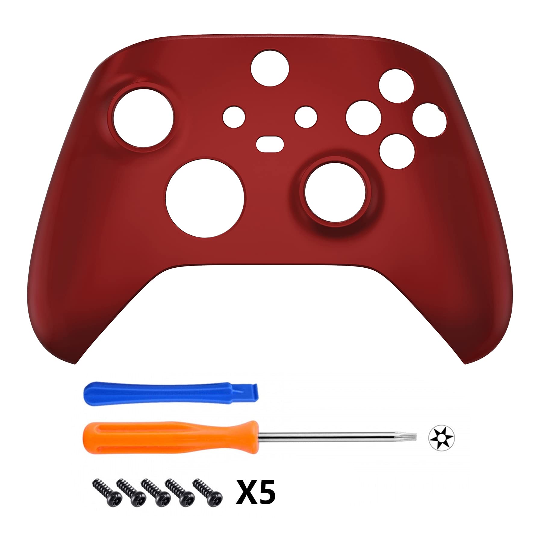 ExtremeRate Red Xbox Series X/S Controller Shell - Soft Touch Grip for Gaming