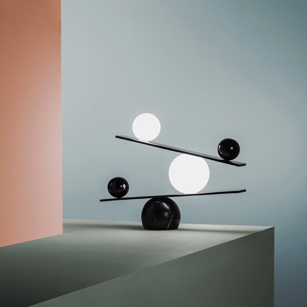 Modern Balance Table Lamp - Adjustable LED Desk Light for Home Office, Bedroom & Study - Perfect for Reading, Working & Decor
