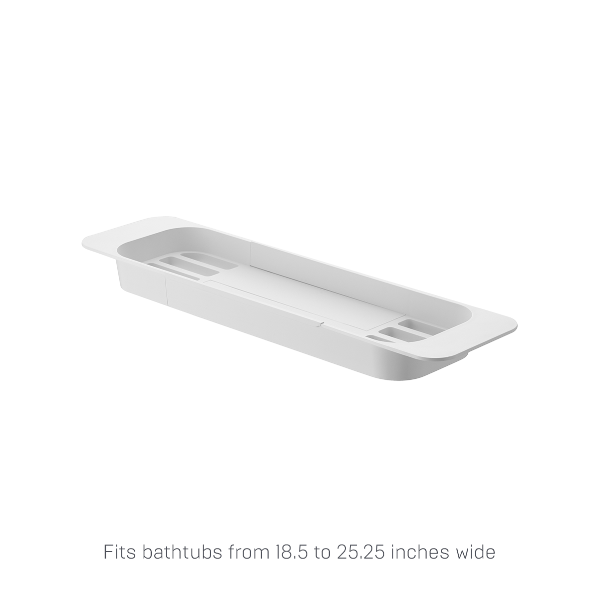 Expandable Bathtub Caddy Tray - Adjustable Bathtub Tray with 2 Height Settings for Bathroom Relaxation, Reading & Spa Experience