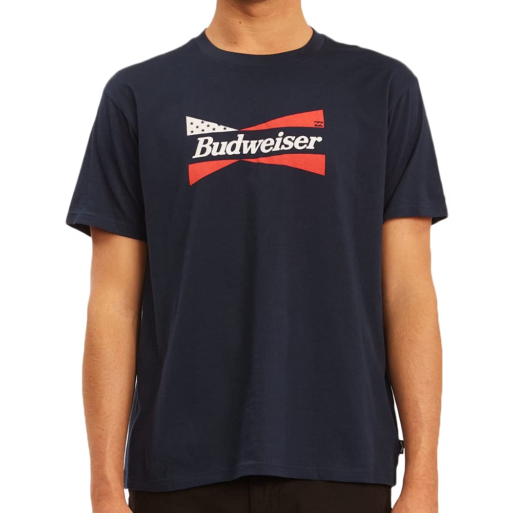 Billabong Bud Flag Short Sleeve T-Shirt for Men | Casual Graphic Tee | Surf & Beach Style | Perfect for Summer Outings, Surfing, and Streetwear Fashion