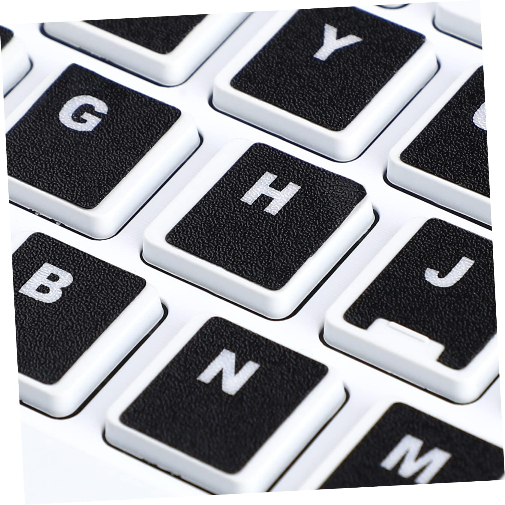 Lurrose 10-PC Keyboard Stickers - English Alphabet Labels for Laptop & PC - Easy Typing & Learning