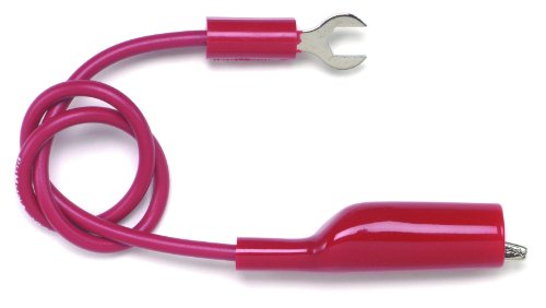Fluke Pomona 1960 36 Alligator Clip to Spade Lug Test Lead Set (Black/Red) - Electrical Testing, Circuit Repair & Automotive Diagnostics Accessories (Item# 1937760, 1937772)