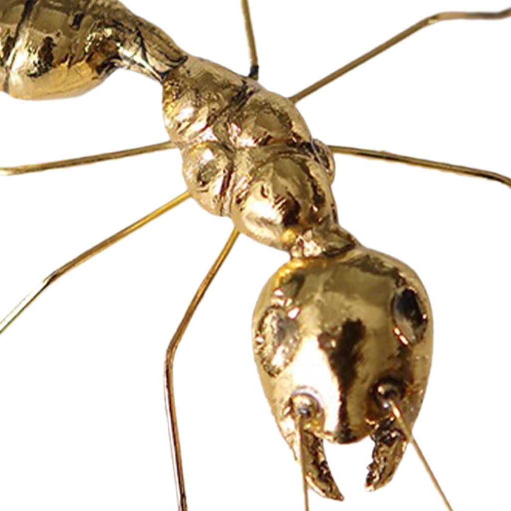 Metal Ant Sculpture - Animal Insect Figurine for Home, Office, Garden, Patio & Car Decor - Desktop Ornament & Yard Statue - Perfect for Nature Lovers & Unique Gift Ideas