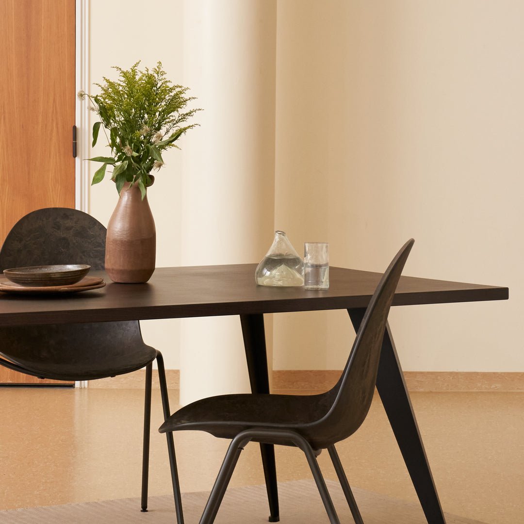 Eternity Side Chair by Mater - Modern Dining Chair for Kitchen, Living Room & Office - Sustainable Wooden Accent Chair with Ergonomic Design