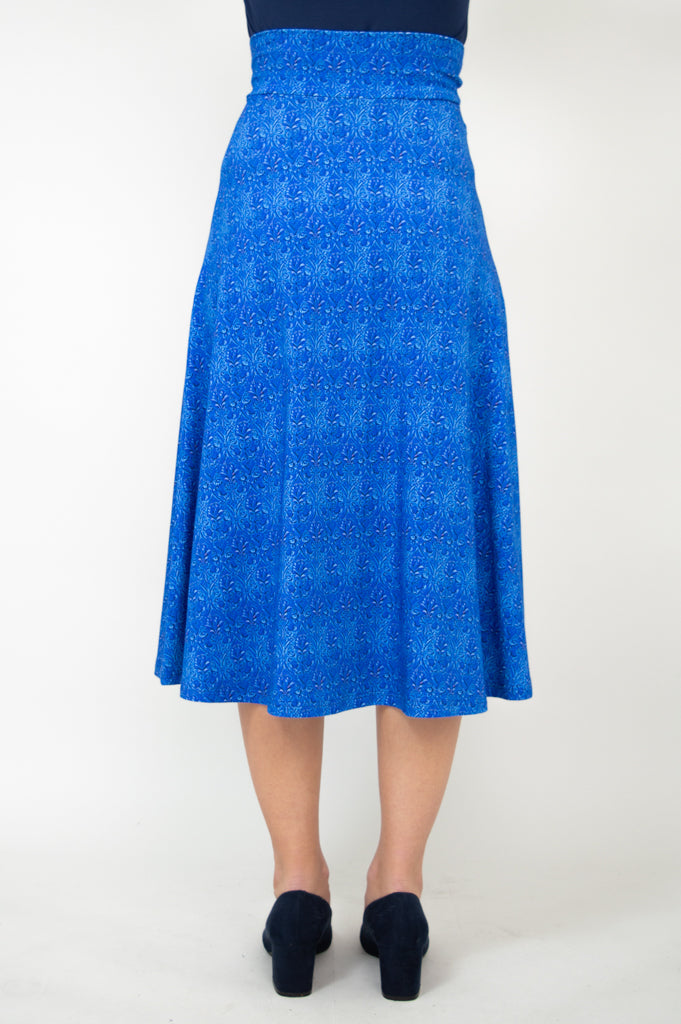 Gillian Women's Bamboo Skirt - Comfortable & Stylish Vegas Floral Print for Summer Outfits, Beach Vacations & Casual Wear