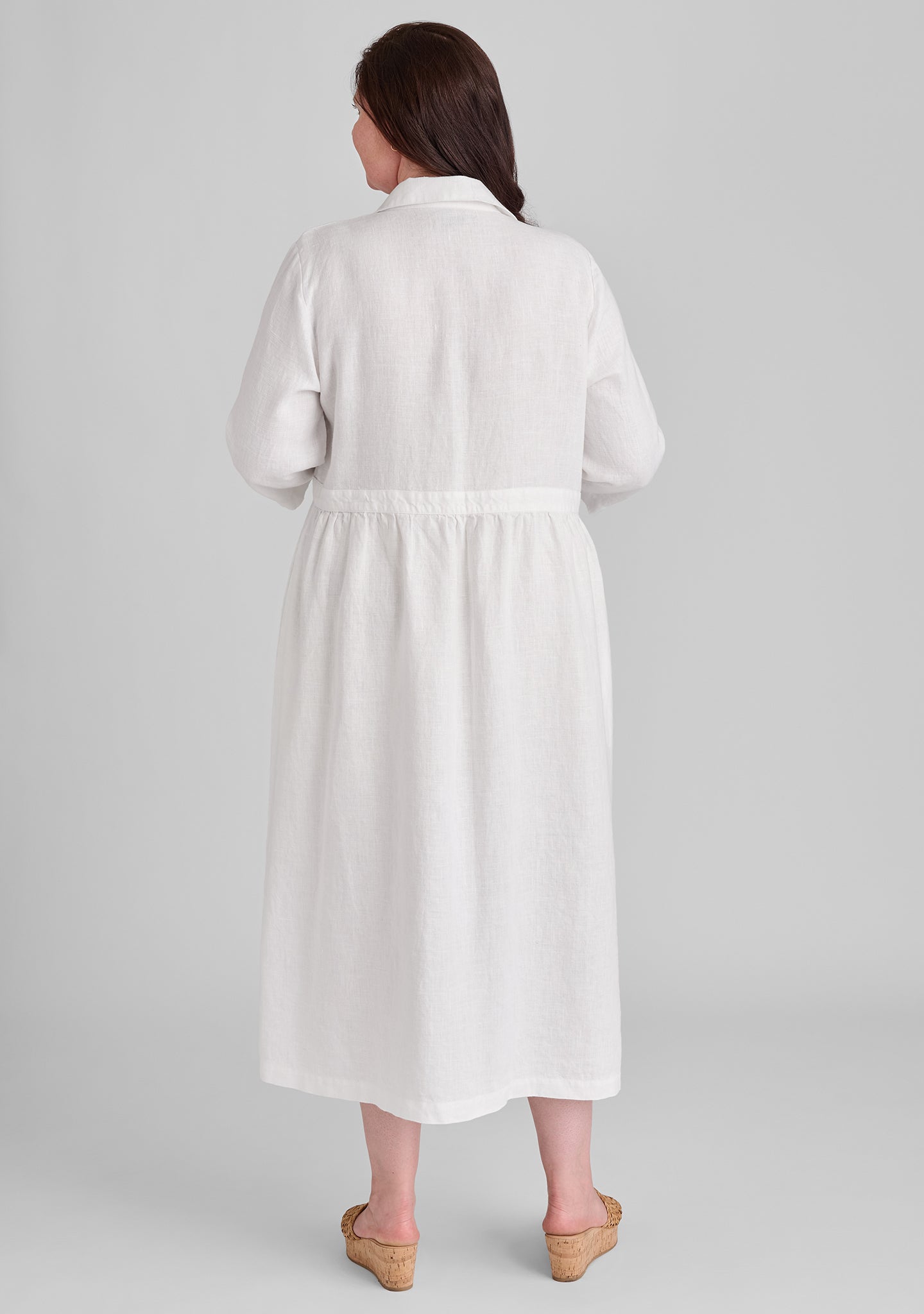 Women's Linen Button Down Maxi Dress - Breathable Summer Casual Long Dress for Beach, Vacation & Everyday Wear