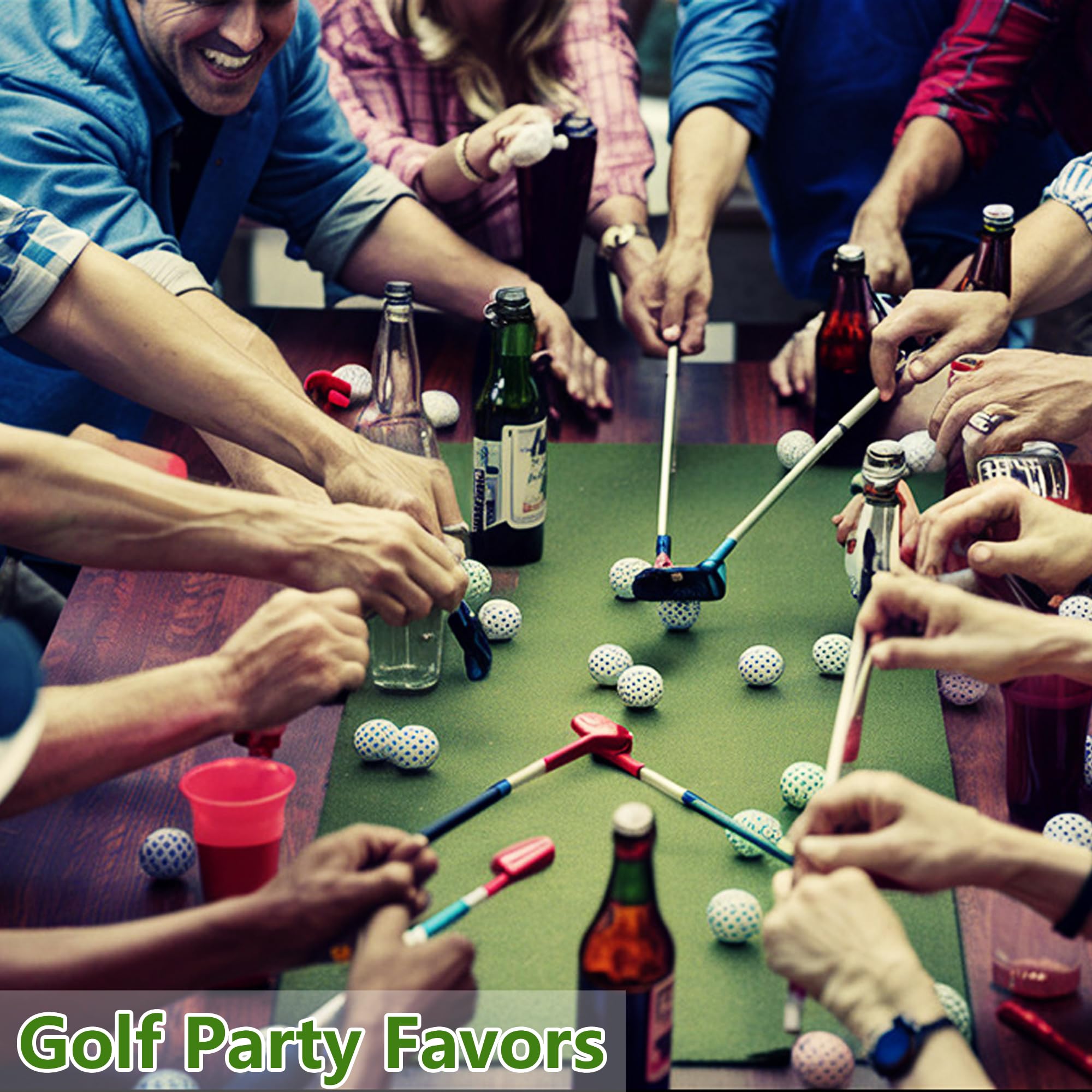 Premium Golf Tees Set of 12 - Durable Plastic Golf Accessories (3.54