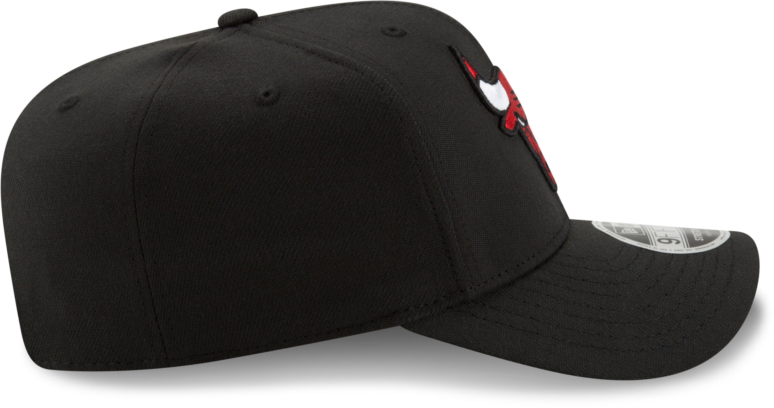 Chicago Bulls New Era 9Fifty Black Stretch Snapback Hat - Official NBA Basketball Cap for Men & Women - Perfect for Games, Streetwear & Sports Fan Fashion