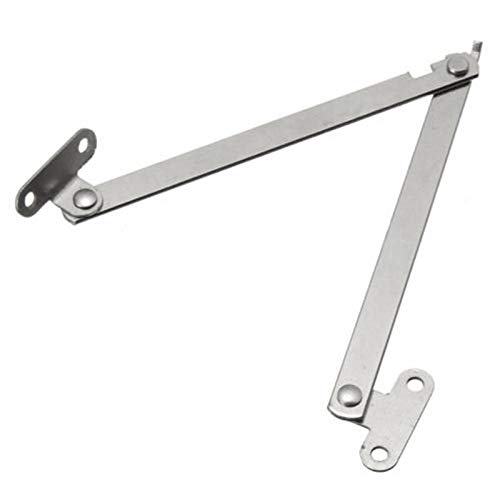 235x10mm Cabinet Hinges 2Pcs - Heavy Duty Folding Door Stays with Lift Up/Down Guide Slots for Kitchen Cupboard & Cabinet Doors | Perfect for DIY Home Improvement & Furniture Repair Projects