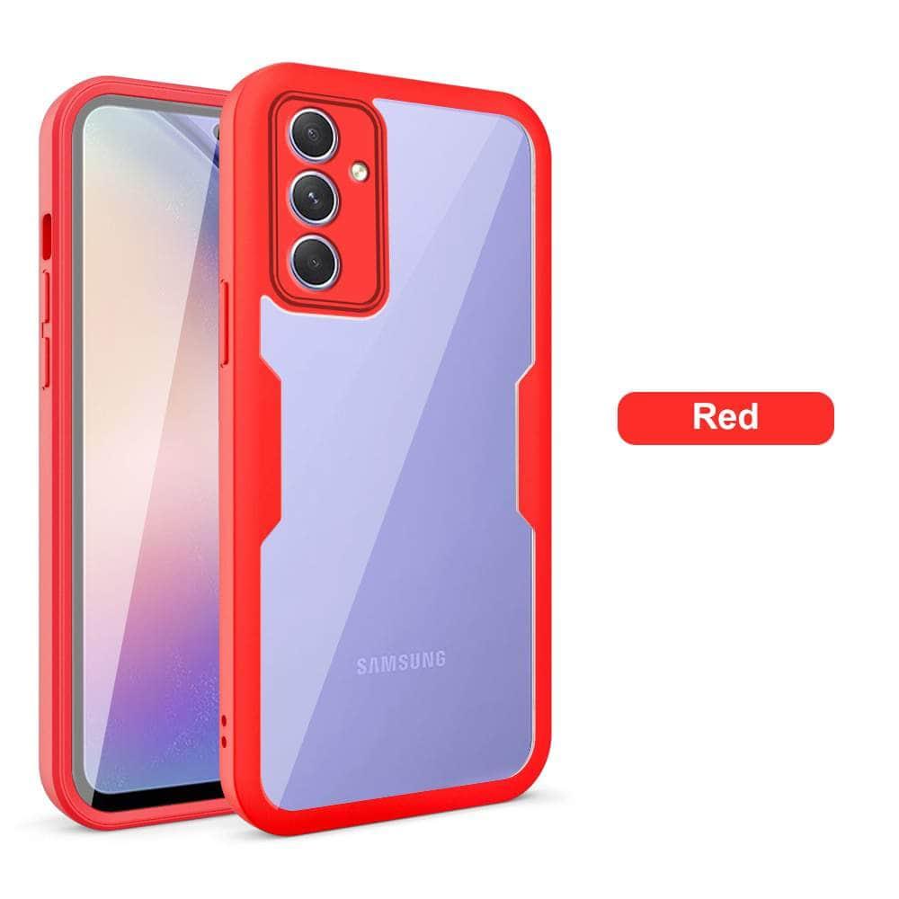 Samsung Galaxy A34 360° Rotating Shockproof Case - Double Sided Protection for Work, Travel & Outdoor Activities