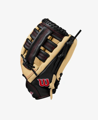 Wilson A500 12.5 Inch Youth Baseball Glove for Outfield - Perfect for Little League Games & Fielding Practice