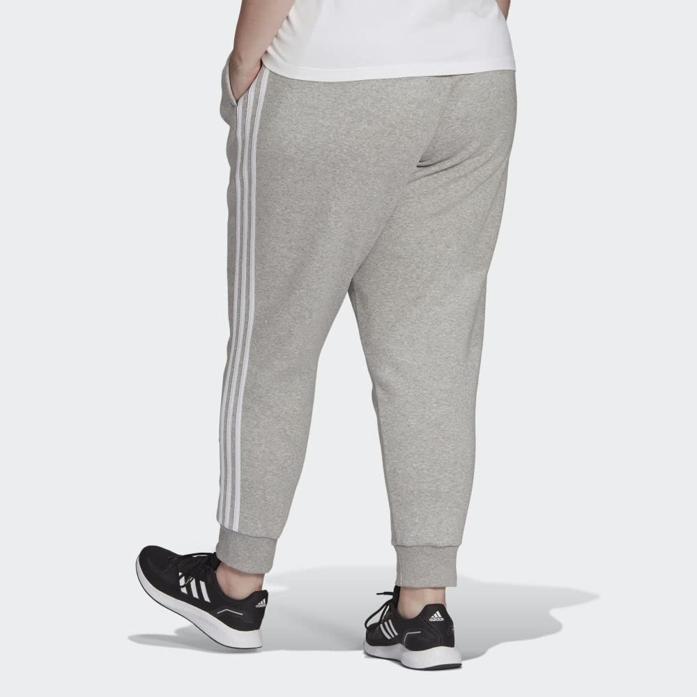 Adidas Women's Essentials 3-Stripes Fleece Sweatpants - Soft Comfortable Lounge Pants for Yoga, Running & Casual Wear