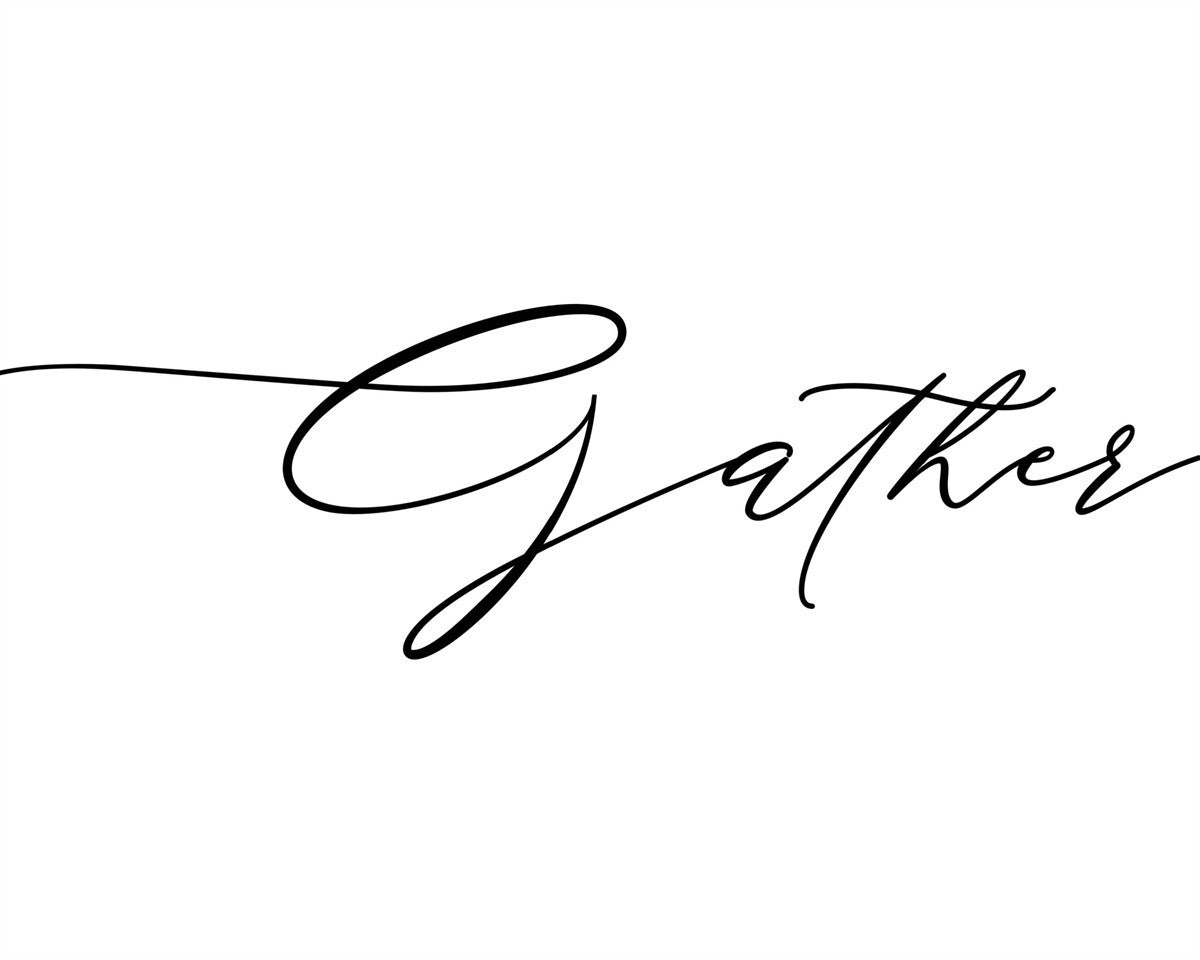 Premium Gather Gallery Wrap Canvas - High-Quality Stretched Canvas for Wall Art & Home Decor - Perfect for Living Room, Bedroom & Office Decorations