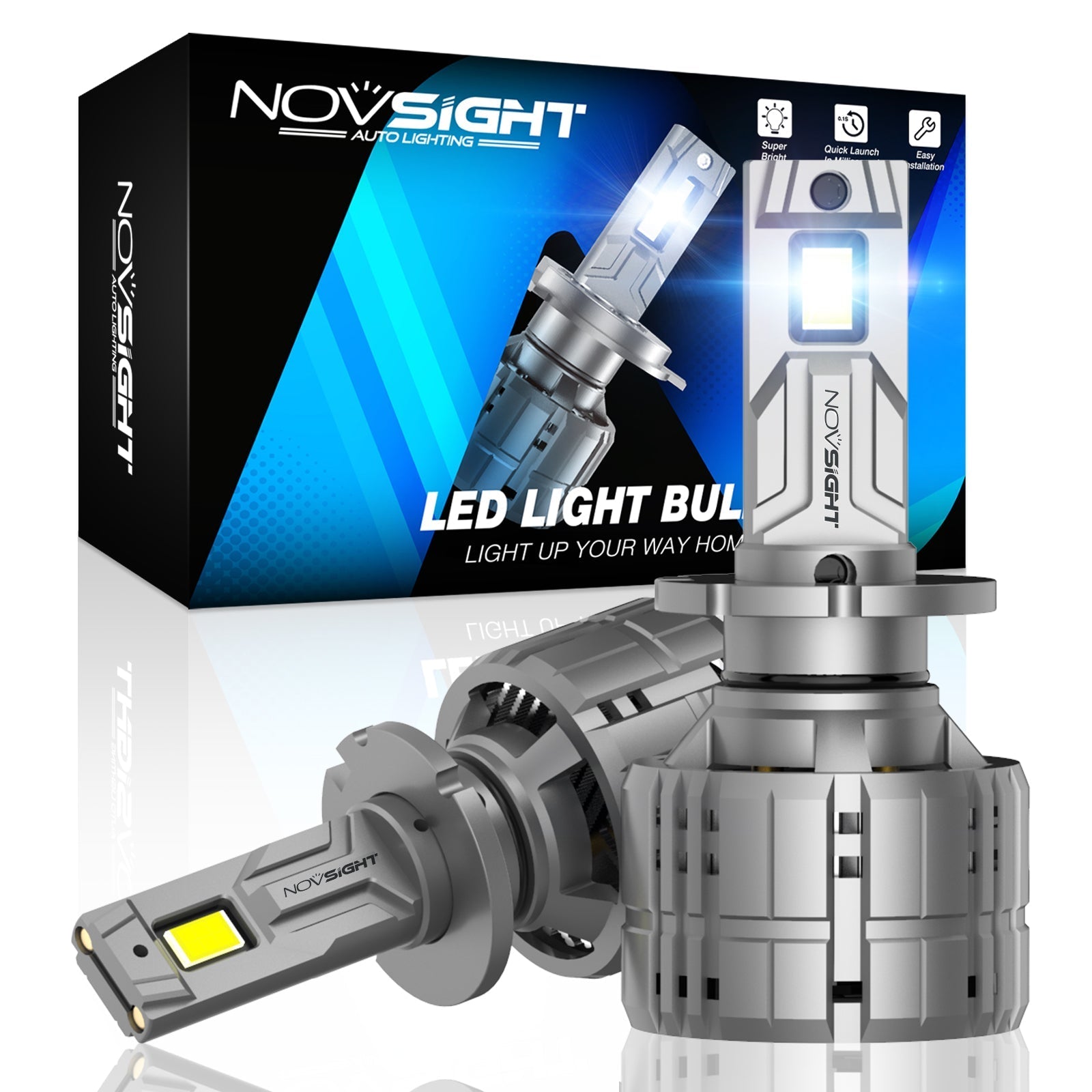 N60 Ultra Series D3S HID to LED Conversion Bulbs - Super Bright 200W 40000LM 6500K Cool White - 2 Pack - Non Plug and Play - Perfect for Car Headlight Upgrades & Night Driving Visibility
