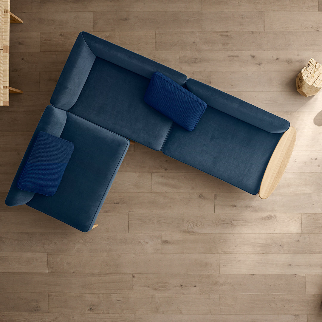 E301 Embrace Modular Sofa - Center Section with Removable Cushions | Modern Living Room Furniture for Home & Office | Perfect for Lounge, Family Room & Open Concept Spaces