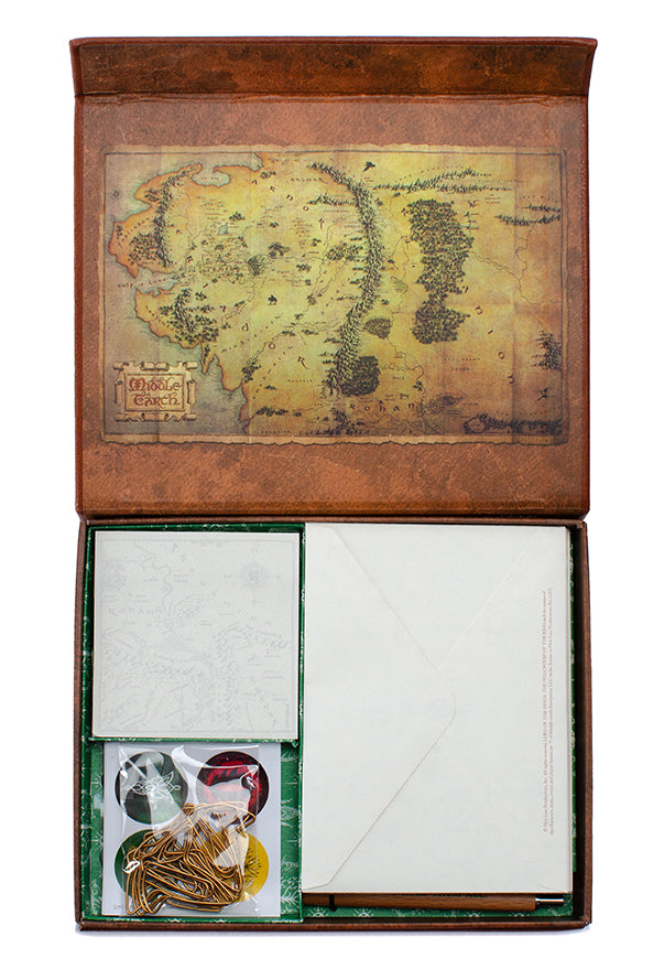 The Lord of the Rings One Ring Stationery Set - Premium Writing Gift Set with Notebook, Pen & Stickers - Perfect for LOTR Fans, Collectors & Fantasy Writers