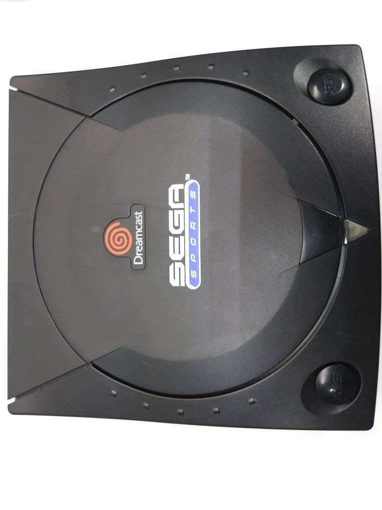 Refurbished Sega Dreamcast System - Black Sega Sports Edition Video Game Console | Classic Gaming, Retro Gaming, Collectible for Gamers & Enthusiasts