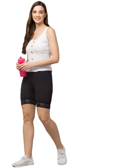 ARSHEEN ADORE Women's High Waist Yoga Shorts - Tummy Control Workout Biker Running Athletic Compression Shorts | Butt Lifting Gym Shorts for Women - Perfect for Yoga, Cycling & Fitness Training (BT302)