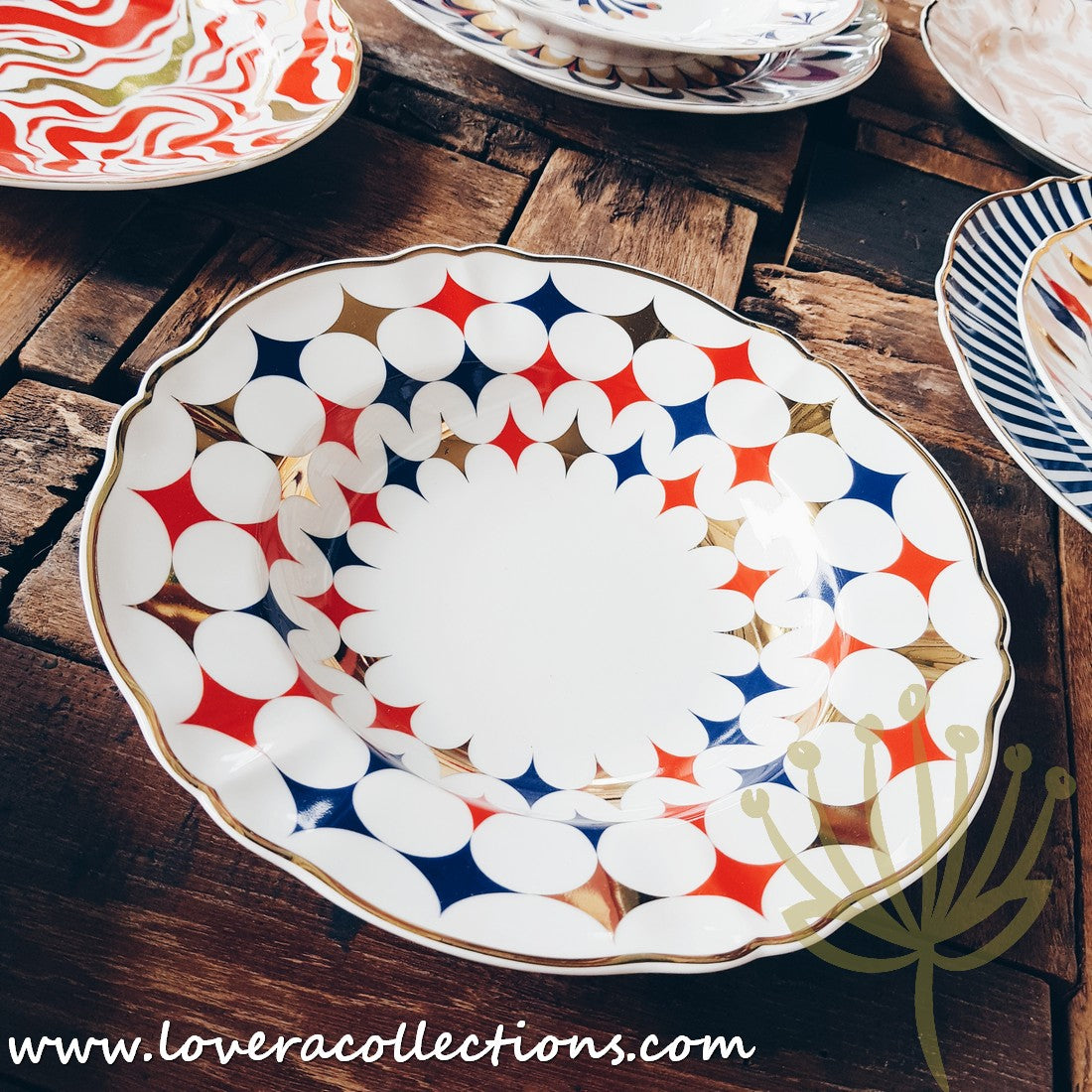 Bitossi Italy Abracadabra Dinnerware Set by La Tigre - Premium Ceramic Plates & Bowls for Elegant Dining, Perfect for Dinner Parties & Home Decor