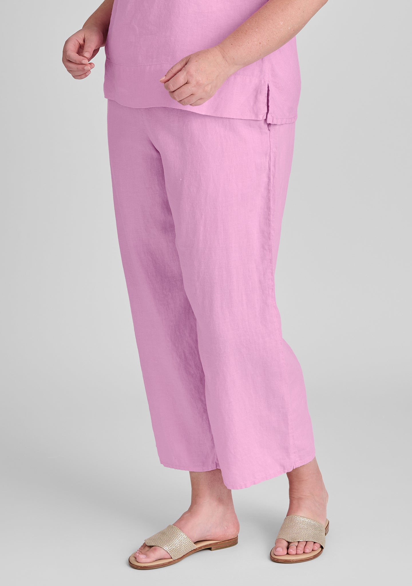 Renewed Linen Drawstring Pants for Women - Comfortable Casual Summer Beach Pants with Elastic Waist - Perfect for Yoga, Travel & Lounge Wear