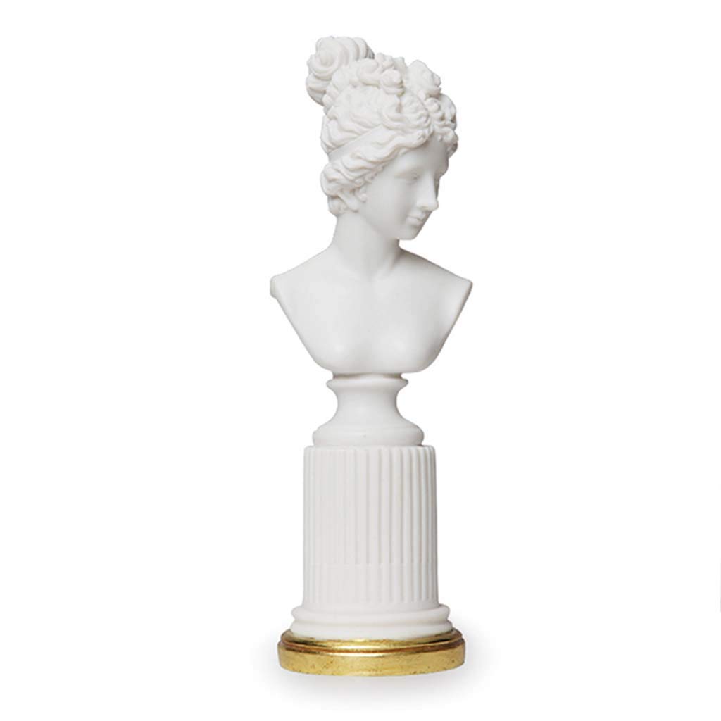 Venus de Milo Resin Statue - 17.3 Inch Greek Goddess Sculpture for Home Decor, Office & Living Room | Elegant Ancient Art Craft for Classic Interior Design