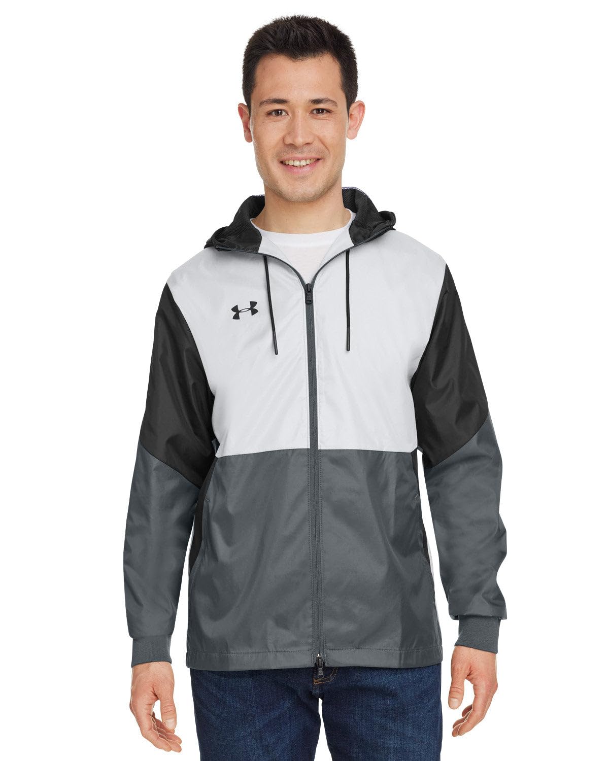 Under Armour Men's Lightweight Windbreaker Jacket - Water-Resistant Running & Hiking Outdoor Sports Coat for Active Lifestyles