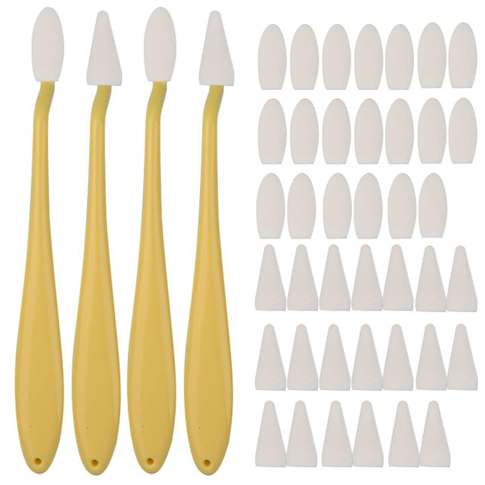 4pcs Paper Art Blending Stumps & Sketch Trimmer Erasers with 40 Replacement Sponge Wipes - Dual Head Design for Highlighting, Shadowing & Correcting Drawings - Perfect for Artists, Students & Sketching Enthusiasts