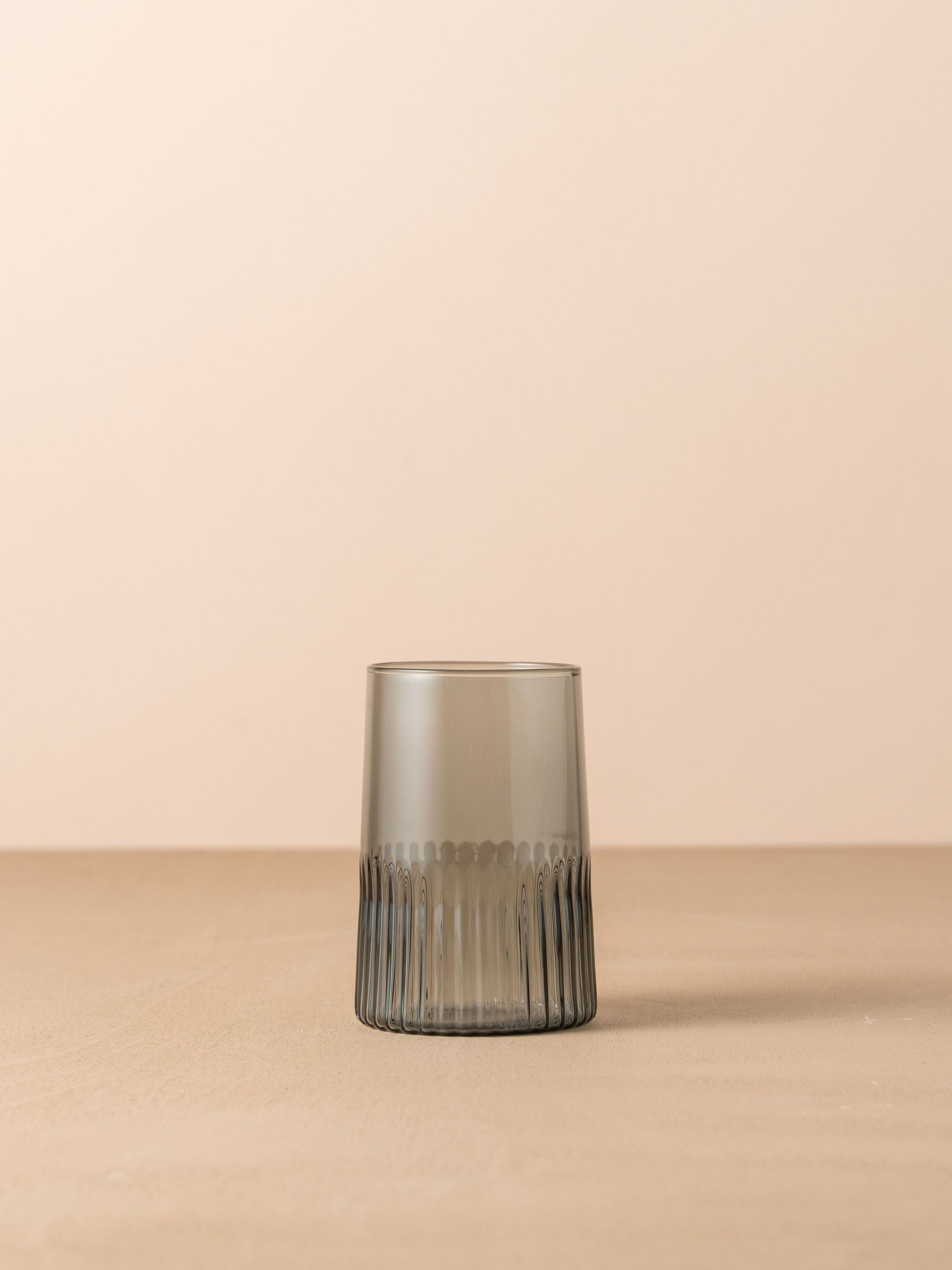 Kairos Large Smoke Water Glass Set of 2 - 20oz Tumbler Cups for Home, Office, or Outdoor Use - BPA-Free & Durable Drinking Glasses