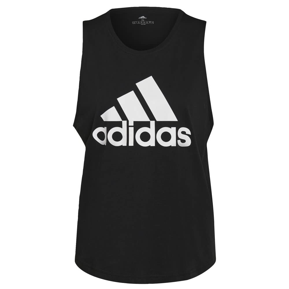 adidas Women's Essentials Big Logo Tank Top - Breathable Workout Shirt for Gym, Yoga & Running | Athletic Performance Apparel