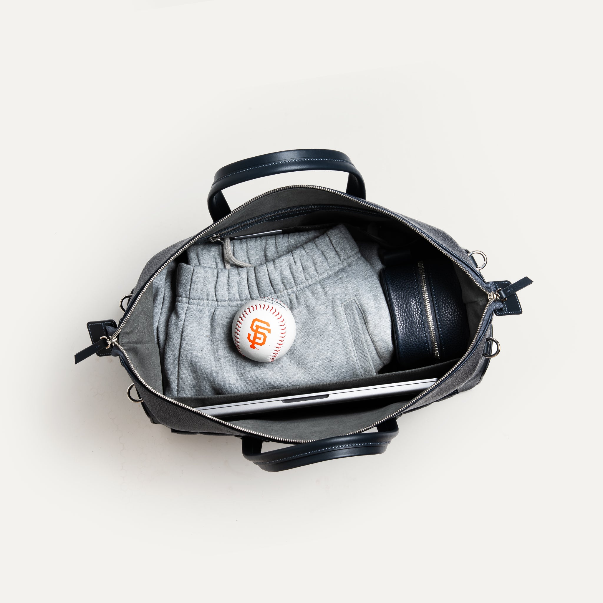 Premium WESLEY Marine Grain Leather Bag - Stylish & Durable for Work, Travel & Everyday Use