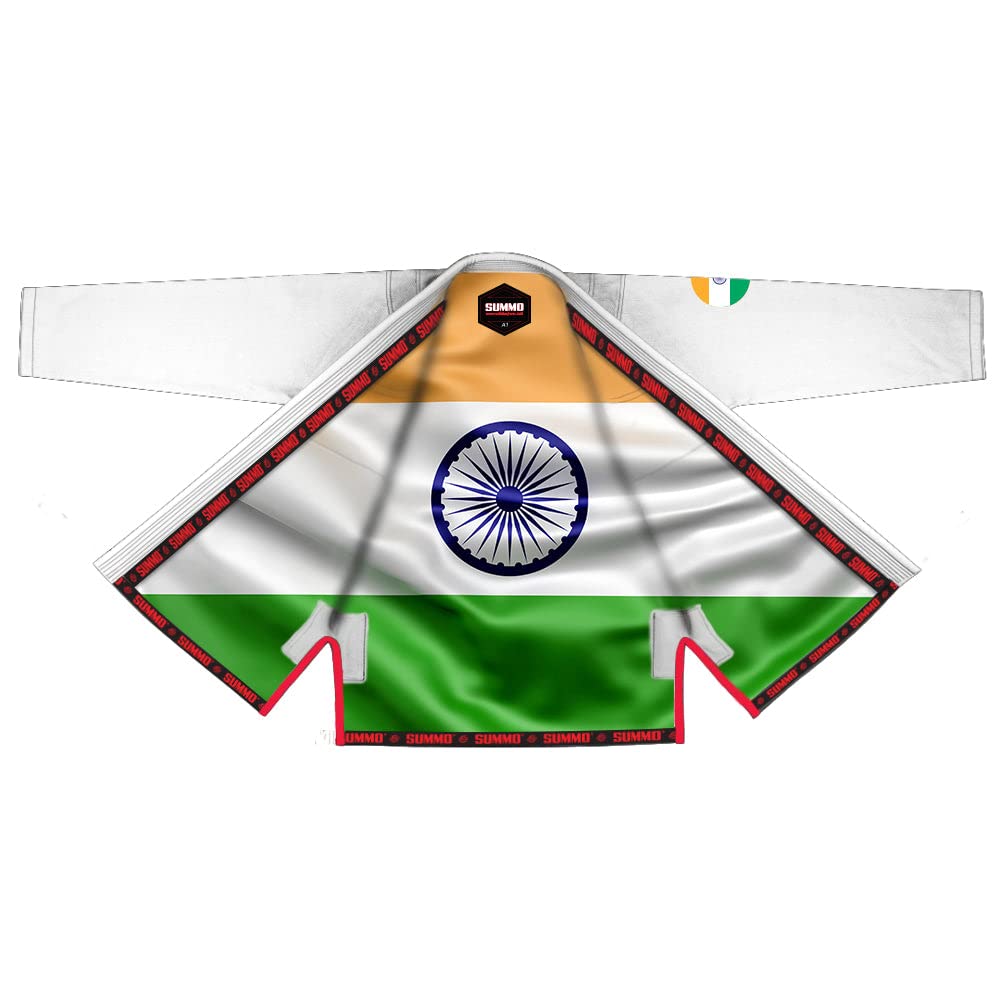 Summo Sports Brazilian Jiu-Jitsu Gi - Premium White BJJ Uniform for MMA & Grappling - Lightweight & Durable for Training & Competition
