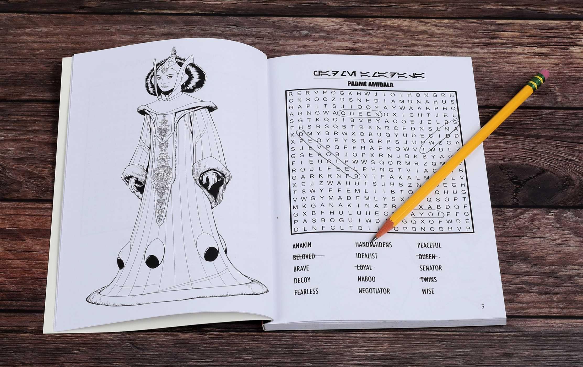 Star Wars Word Search and Coloring Book for Kids & Adults - Fun Activity Book with Puzzles and Art for Relaxation, Gifts, and Family Bonding