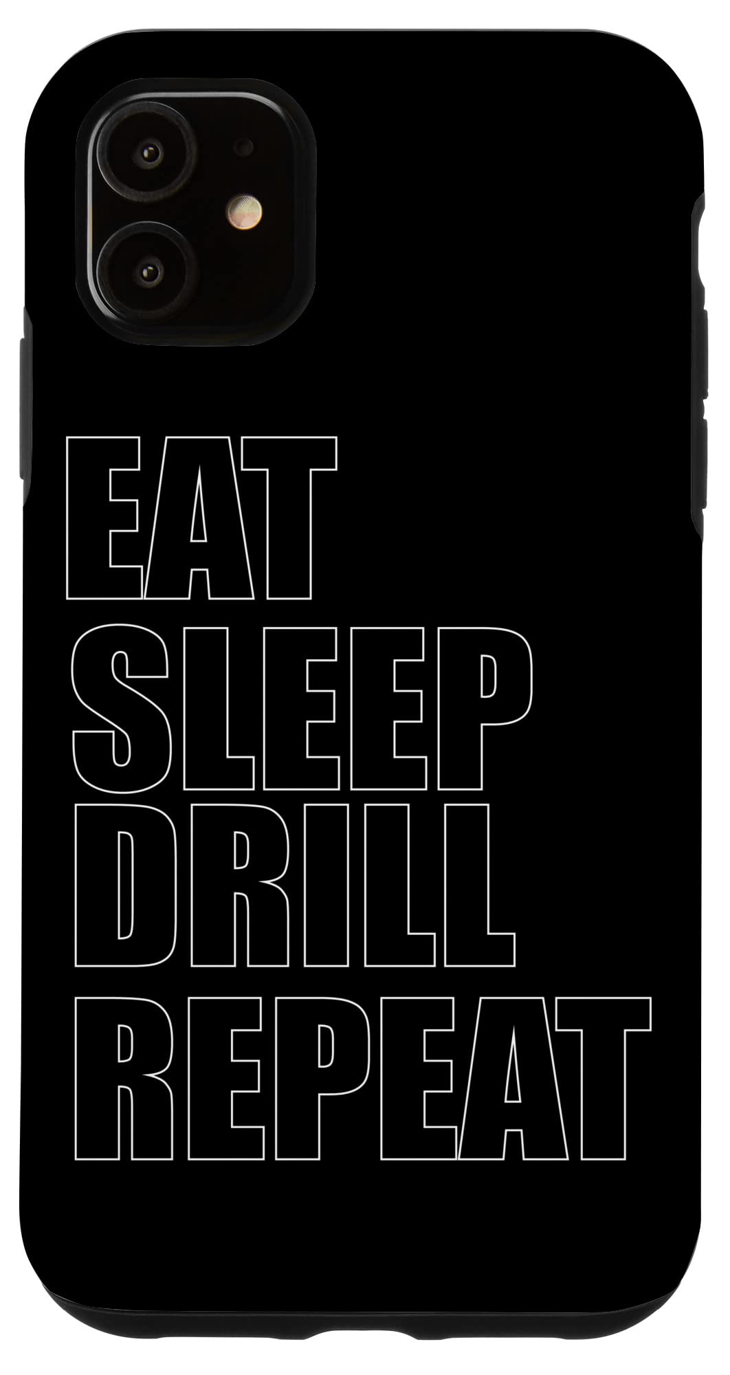iPhone 11 Case - Durable Oil Rig Worker Design with Pumpjack & Oil Well Theme - Perfect for Roughneck Jobs & Oilfield Work (6.1 Inch)