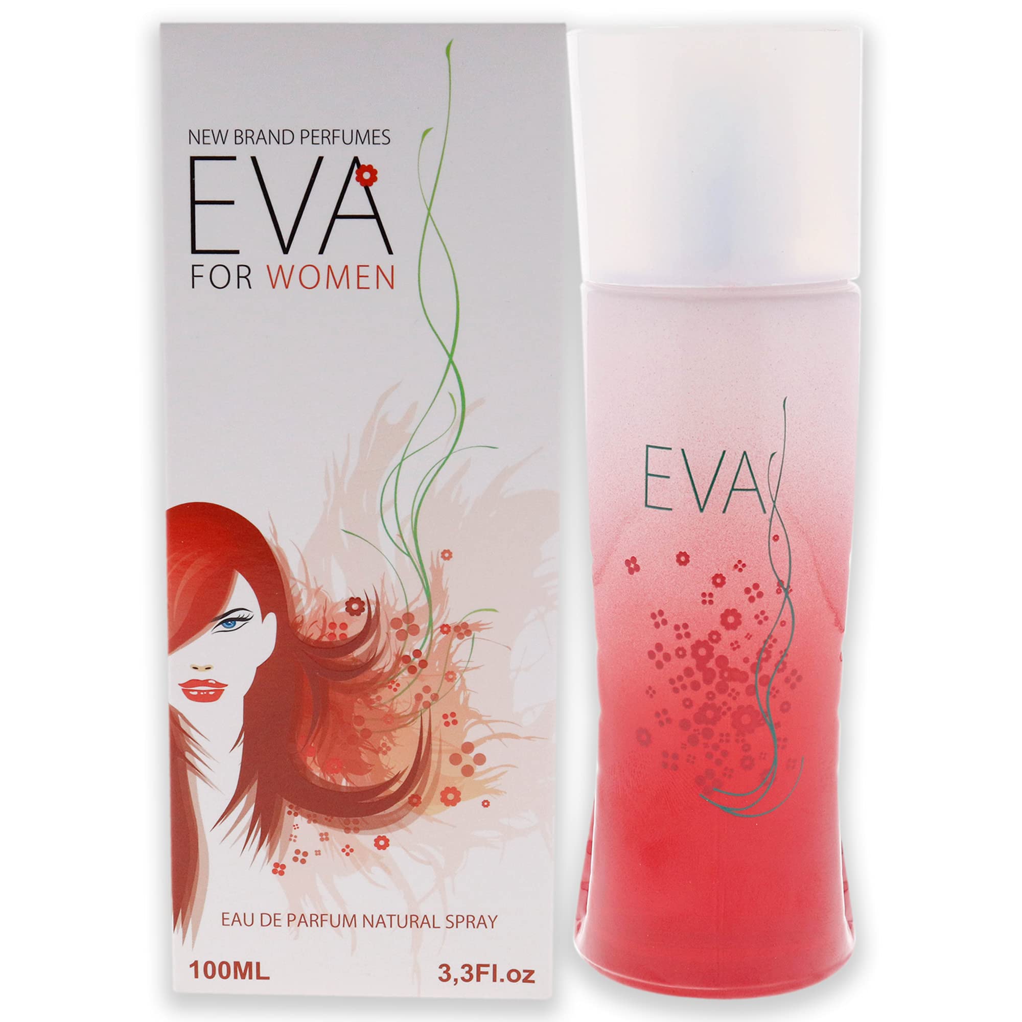 Eva Women's Eau de Parfum Spray 3.3 oz - Long Lasting Floral Fragrance for Daily Wear & Special Occasions