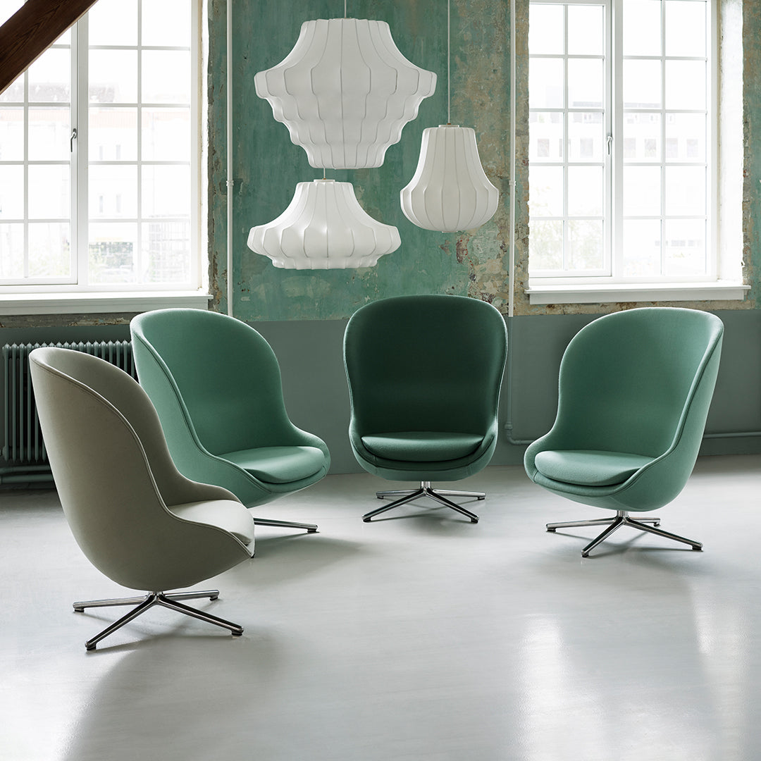 Premium Hyg Lounge Chair with 360° Swivel Base - Modern Accent Chair for Living Room, Bedroom or Office - Perfect for Relaxing, Reading & Entertaining Guests