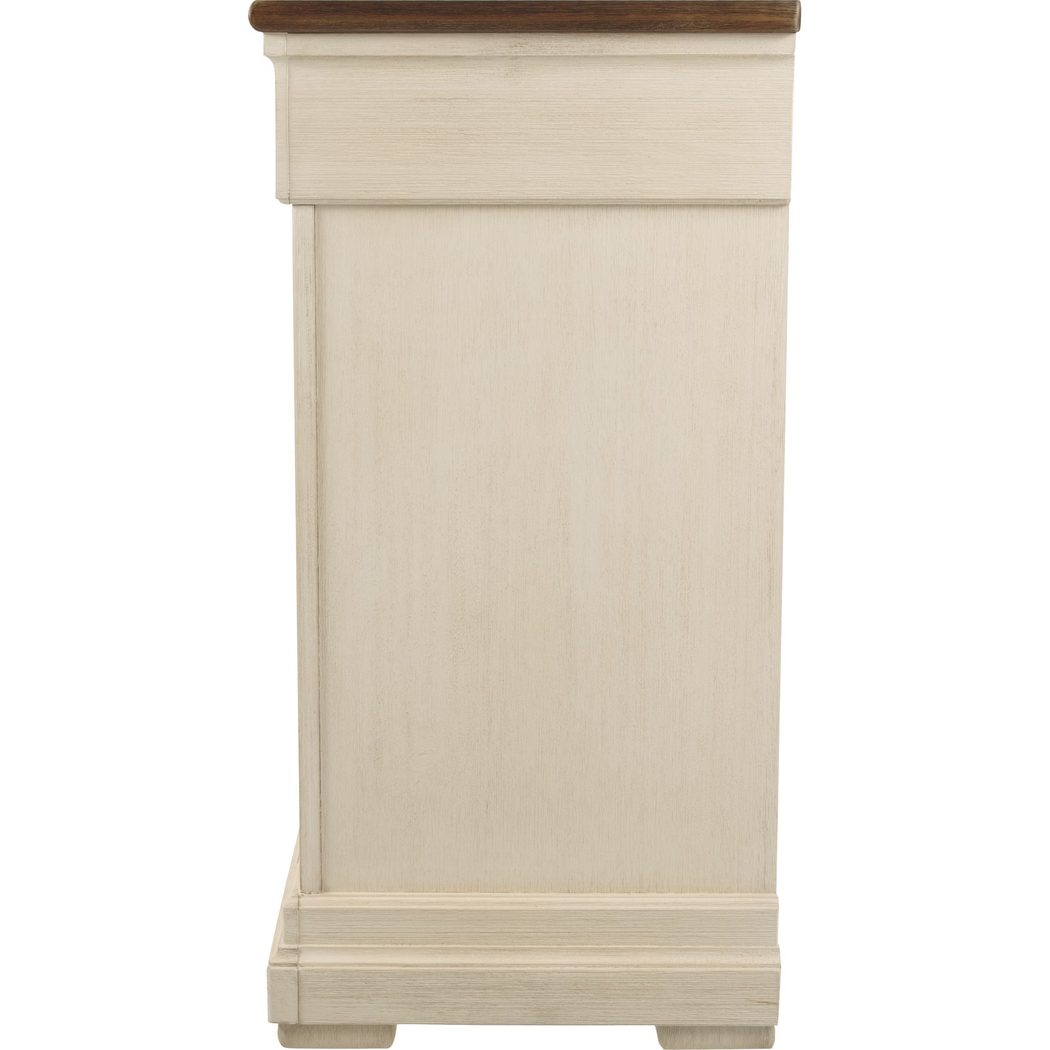 Bolanburg White Dresser - Modern 6-Drawer Chest for Bedroom & Living Room Storage | Solid Wood Construction, Sleek Design, Easy Assembly