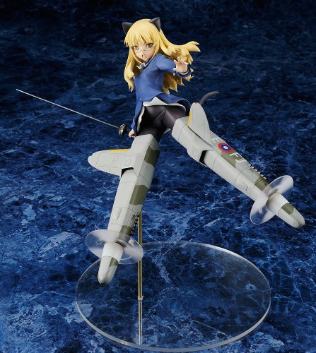 Strike Witches Perrine Clostermann 1/8 Scale PVC Anime Figure - Collectible Character Model for Display, Gift, and Anime Fans