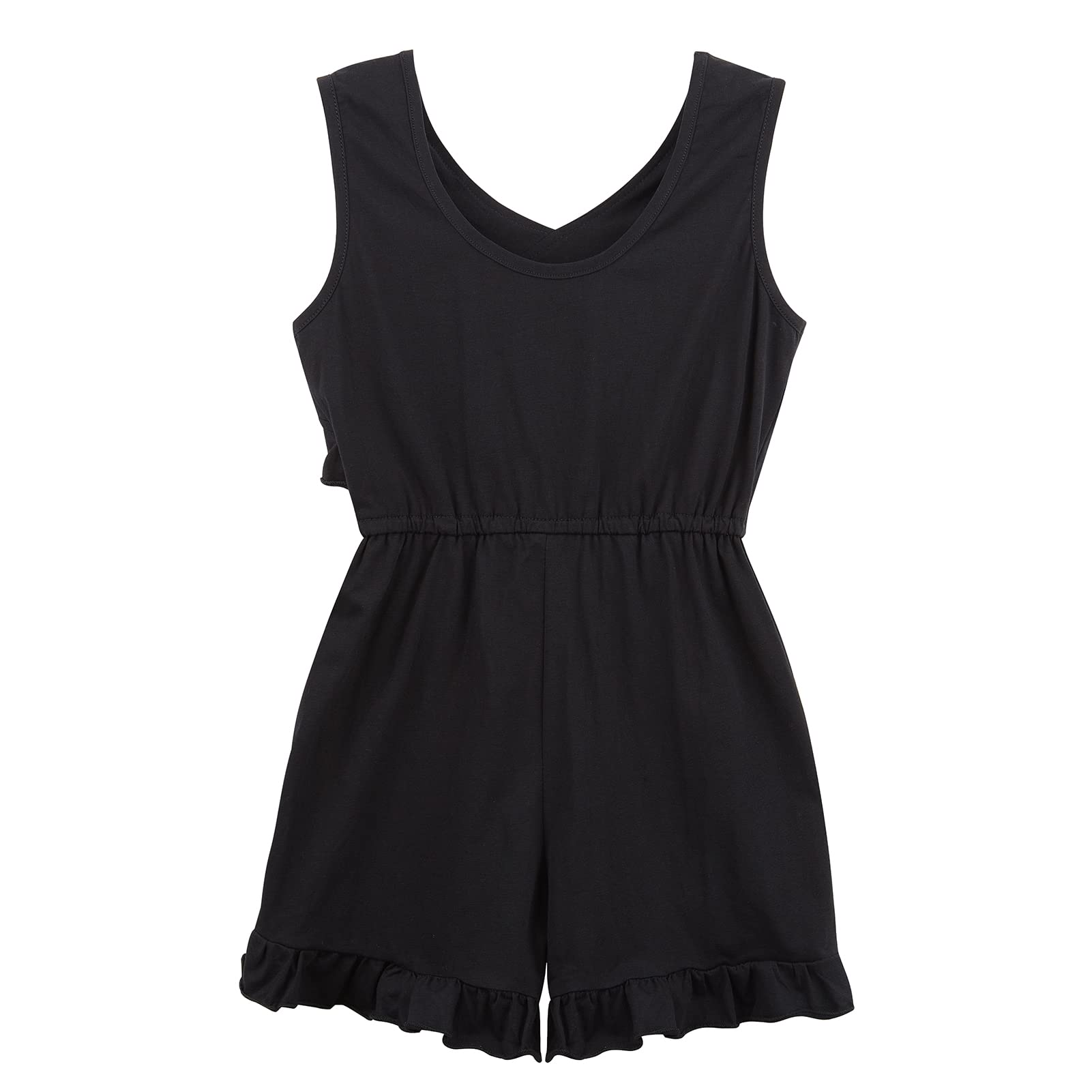 Arbag Baby Girls Romper - Cotton Ruffle Jumpsuit for Spring & Summer | Backcross Design | Perfect for Playdates, Parties & Photo Shoots