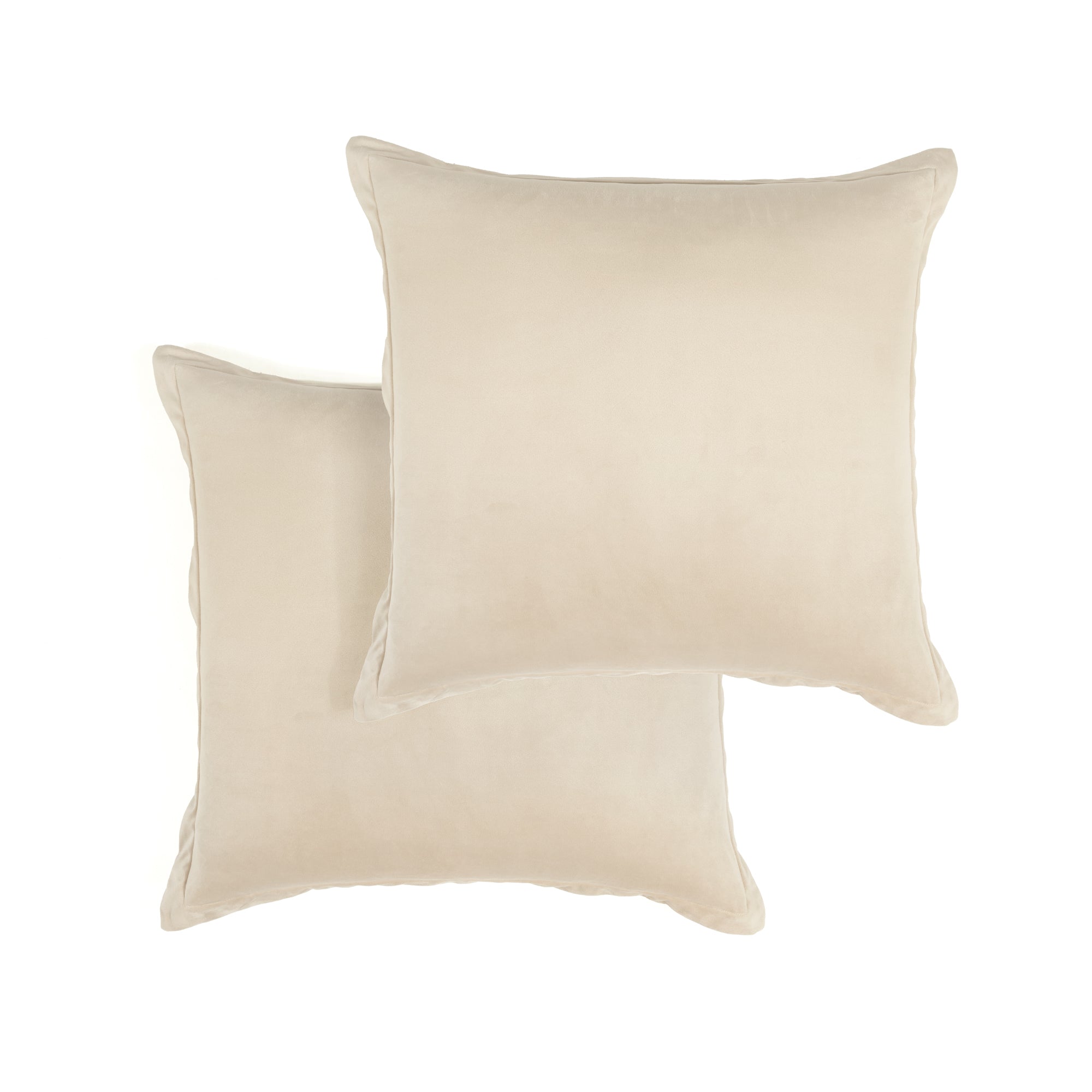 Premium Velvet Euro Sham Pillow Cover Set - 2 Piece Luxury Bedding for Home Decor | Soft & Elegant Bedroom Accent Pillows for Master Suite or Guest Room