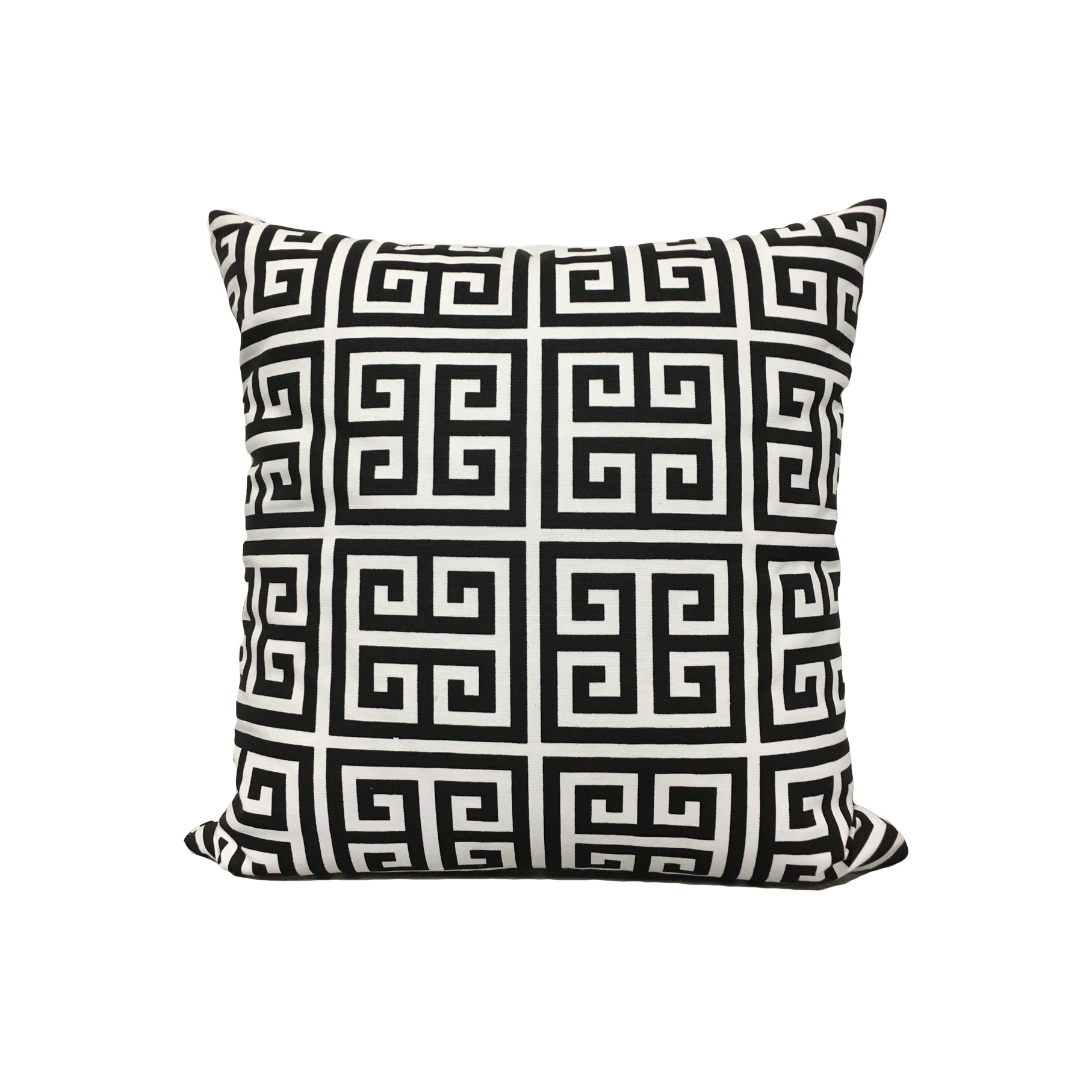 Black and White 17x17 Throw Pillow Covers - Decorative Square Pillow for Sofa, Bed, Couch - Soft Accent Pillow for Living Room, Bedroom Home Decor