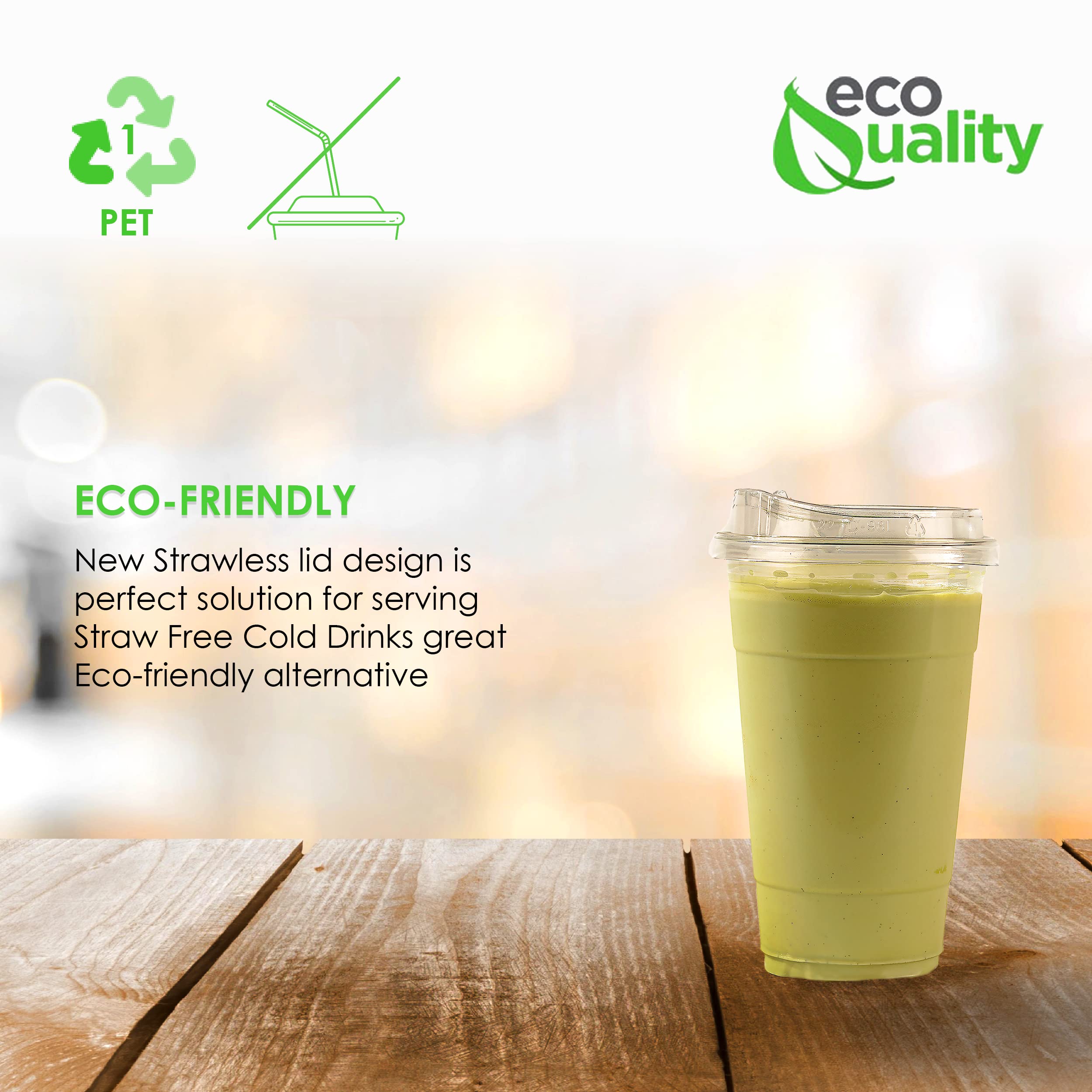 400-Pack 12 oz Clear Plastic Disposable Cups with Sip-Through Lids - Ideal for Iced Coffee, Smoothies, Juice, Soda, Parfait & Party Drinks - Perfect for Coffee Shops, Smoothie Bars, Catering & Outdoor Events
