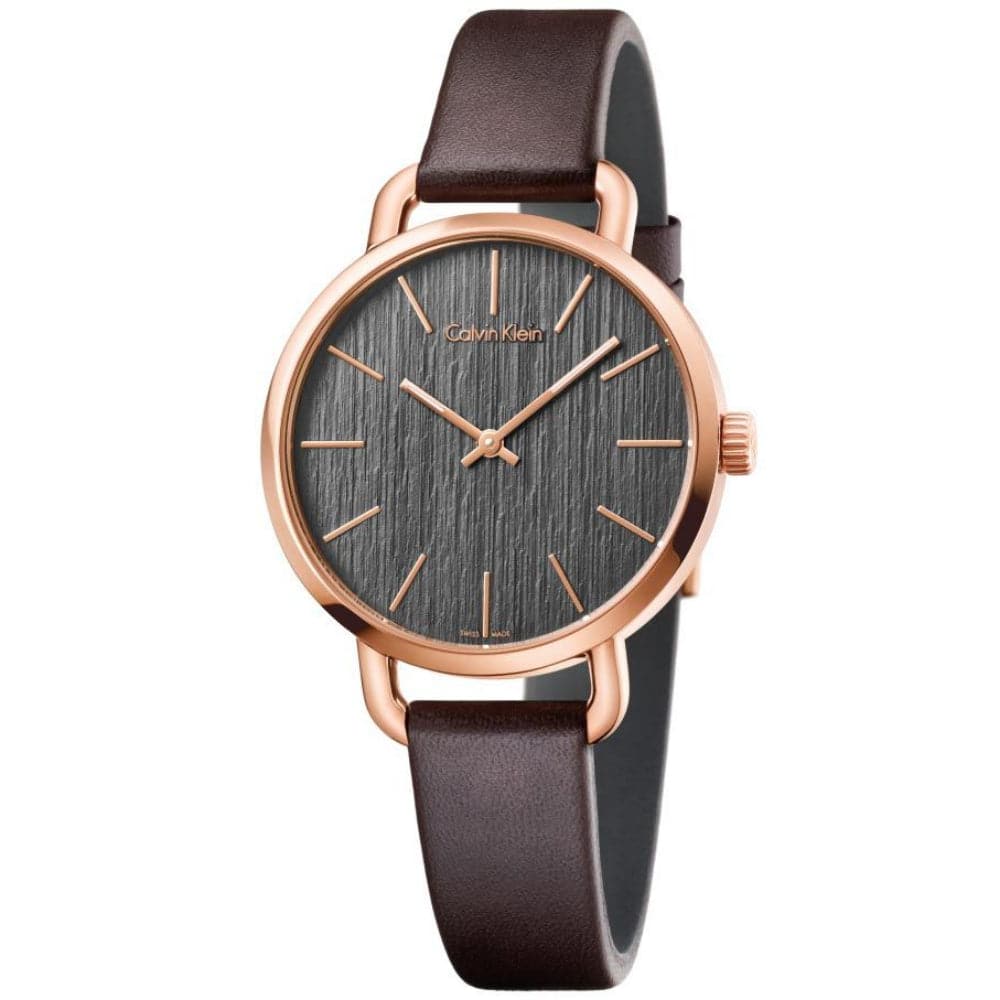 Calvin Klein Women's Watch EVEN K7B236G3 - Elegant Stainless Steel Analog Watch with Date Display for Women | Perfect for Office, Party & Everyday Wear