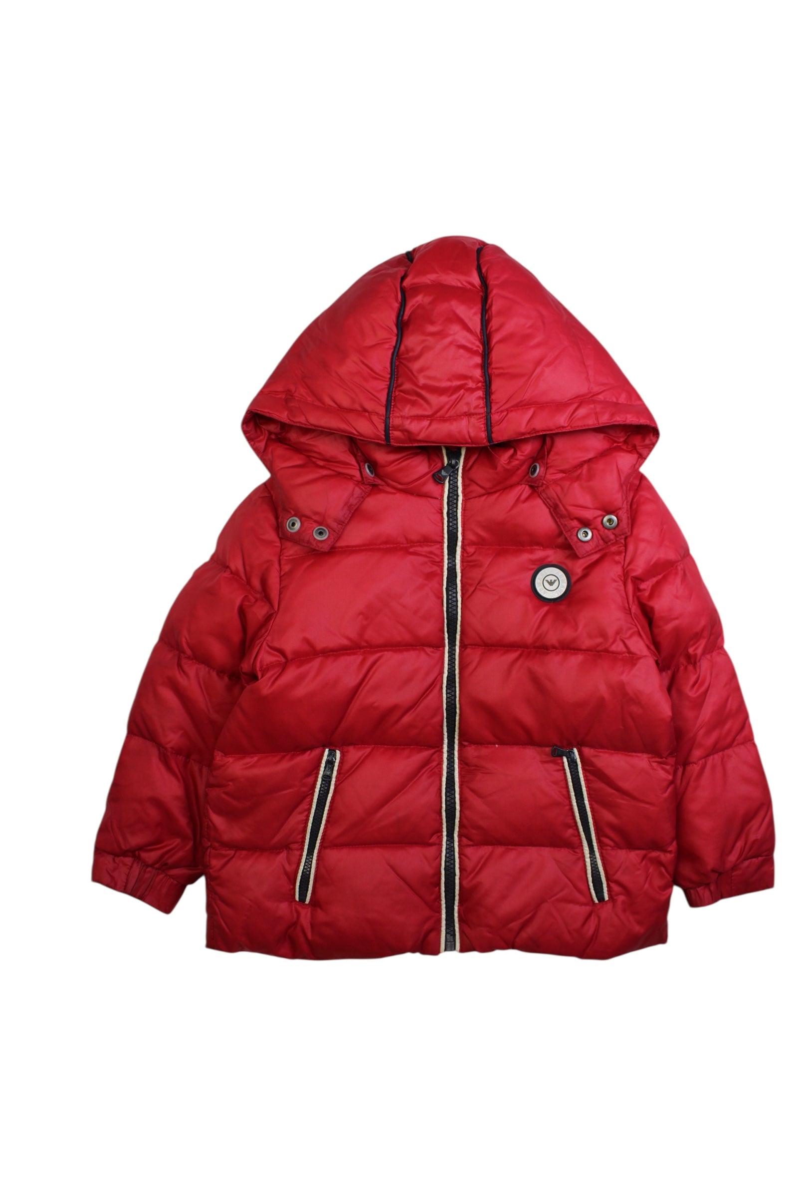 Armani Kids Puffer Jacket 4T - Warm Winter Coat for Toddlers - Perfect for Outdoor Play & Snowy Days