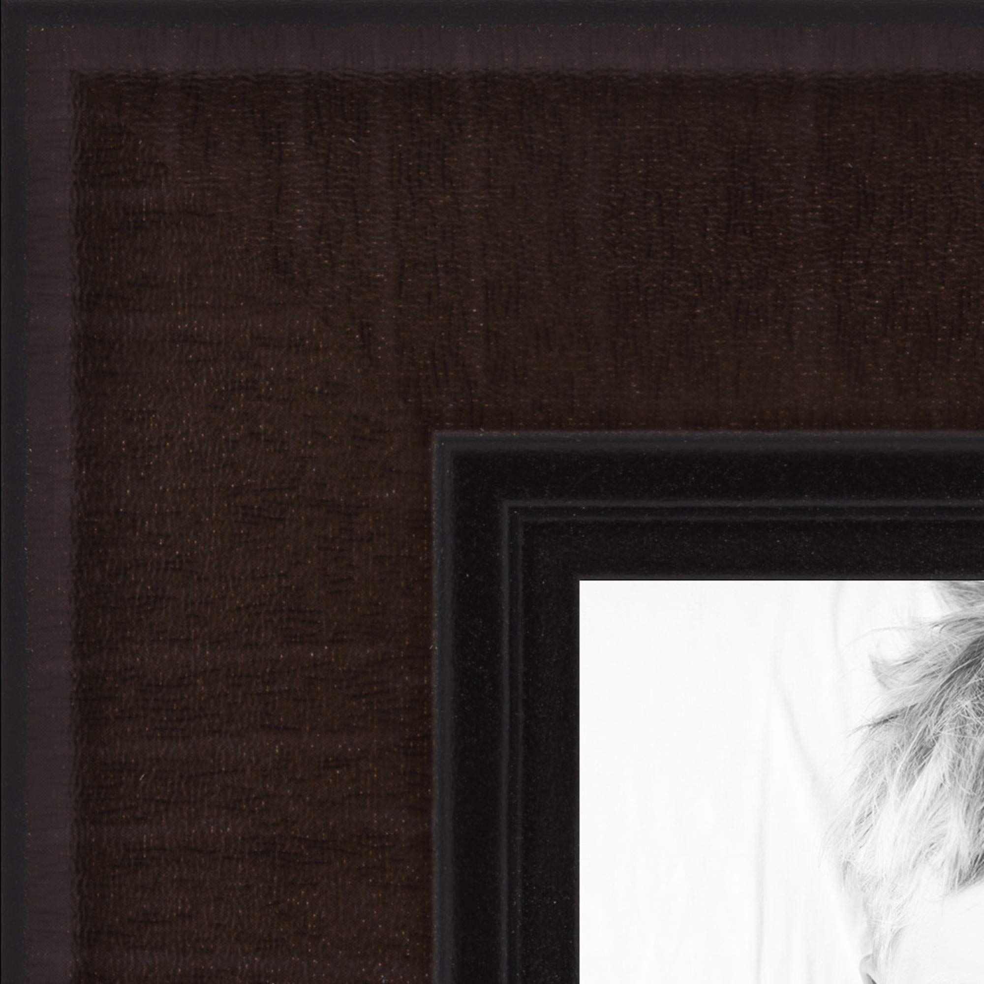 ArtToFrames 23x46 Inch Brown Wood Picture Frame - 1.375
