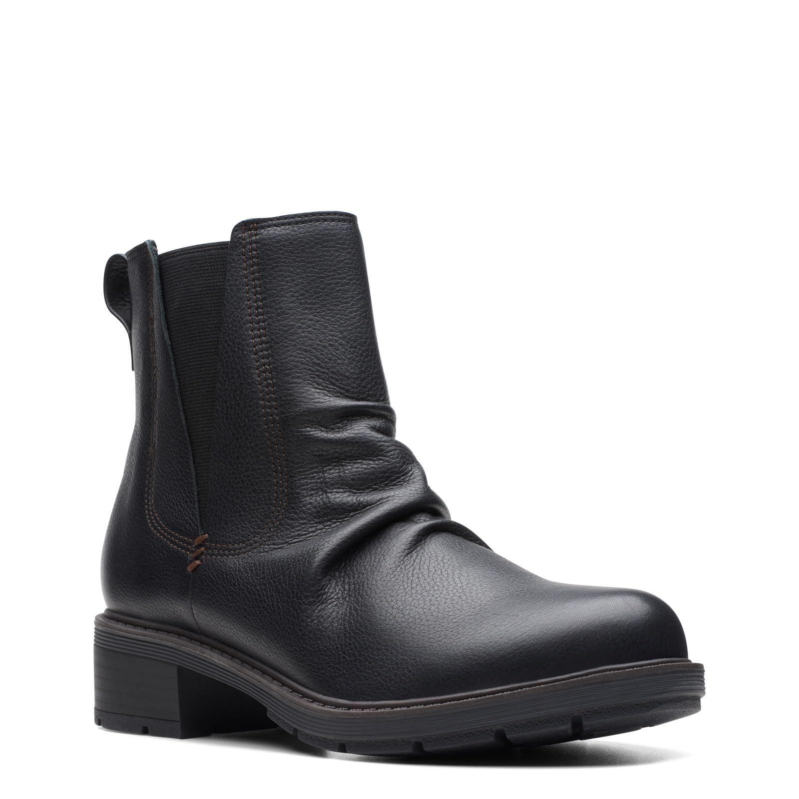 Clarks Women's Hearth Rose Mid Calf Boots - Comfortable Ankle Boots for Women, Casual Winter Boots with Cushioned Insoles | Perfect for Office, Walking & Daily Wear