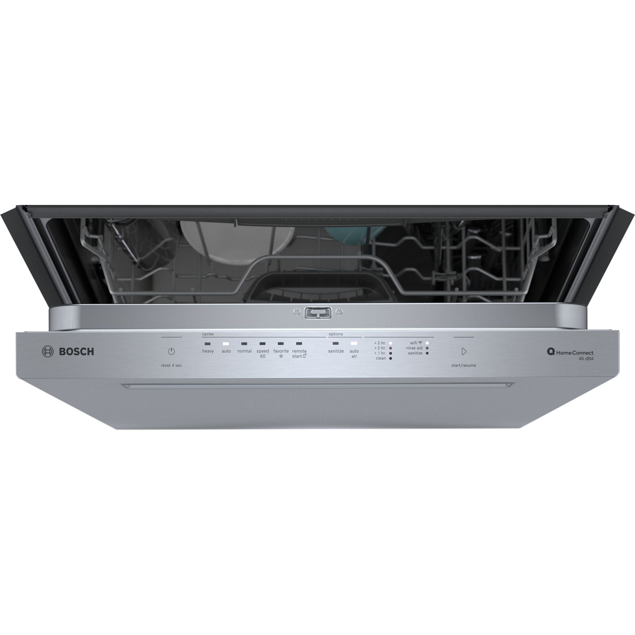 Bosch 500 Series Dishwasher (SHP55CM5N) - Stainless Steel Interior, Ultra Quiet 44 dBA, 16 Place Settings - Perfect for Large Families & Open Concept Kitchens